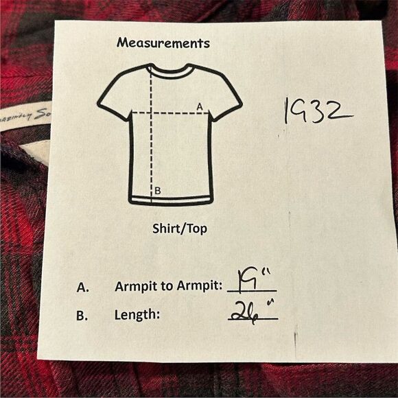 American Eagle Women's Boyfriend Fit Plaid Flannel Shirt Red Size S - Picture 11 of 11